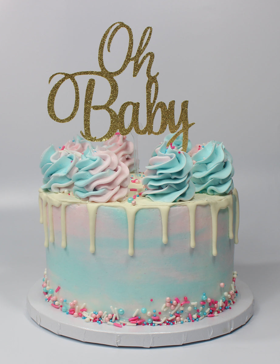Gender Reveal Cake – Chrysty's Creations