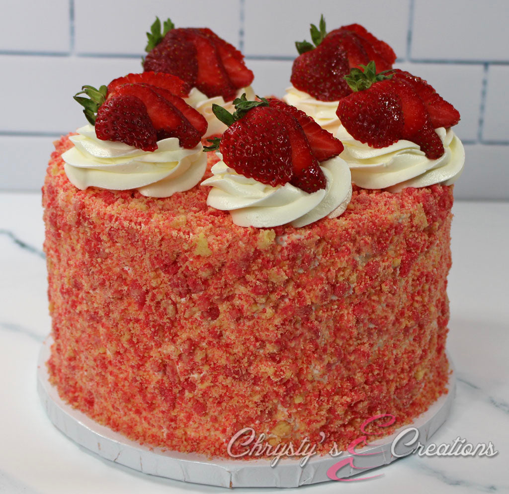 Strawberry Crumble Cake