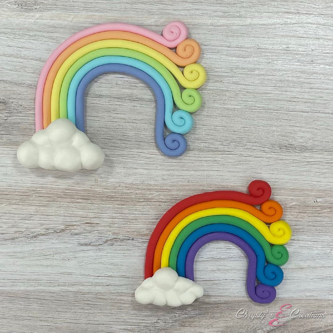 Half A Rainbow - Cake Topper