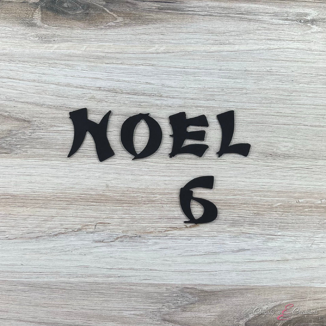 Ninja Themed - Cake Lettering