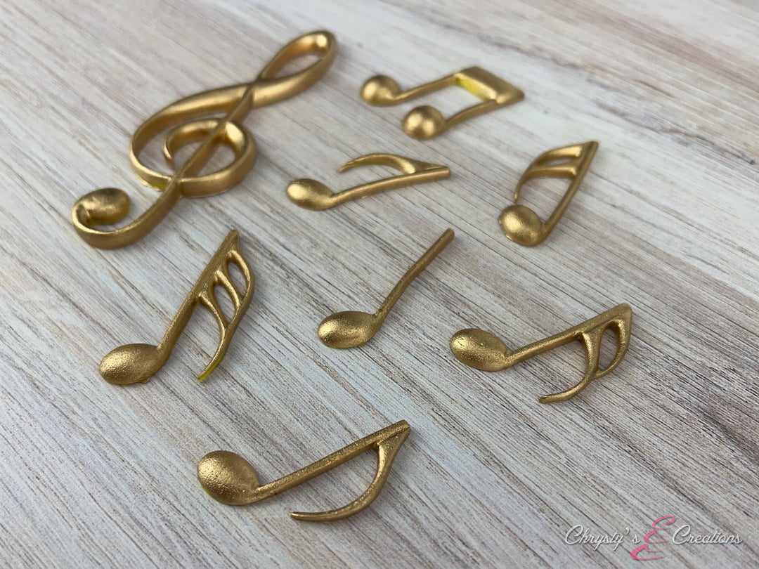 Music Notes - Gold