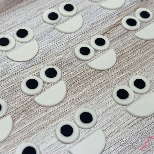 Edible Eyes & Smile Fondant Set – Funny Cupcake & Cake Toppers