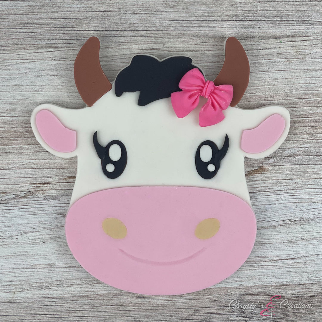 Cow Girl - Fondant Toppers