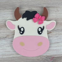 Cow Girl - Fondant Toppers