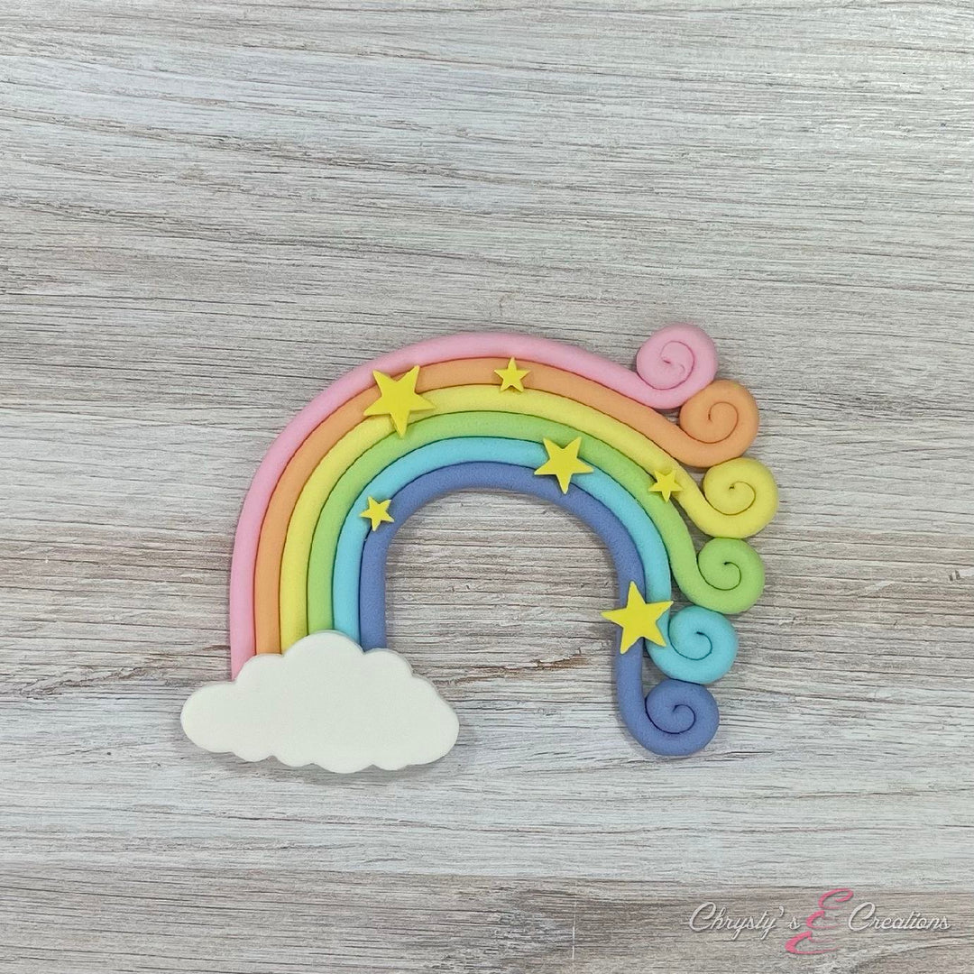 Half A Rainbow - Cake Topper