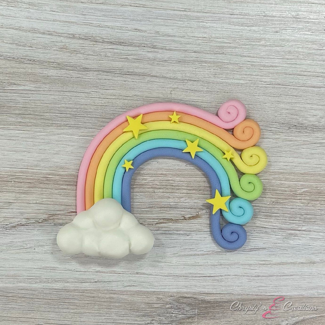 Half A Rainbow - Cake Topper