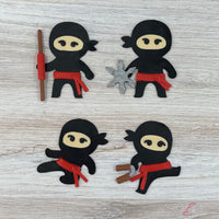 Ninja Characters - Cake Toppers