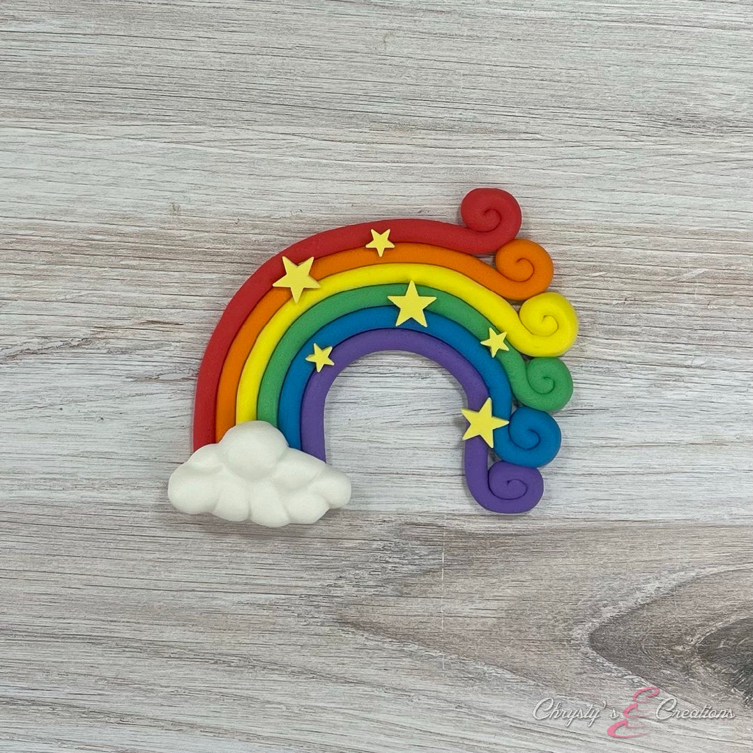 Half A Rainbow - Cake Topper