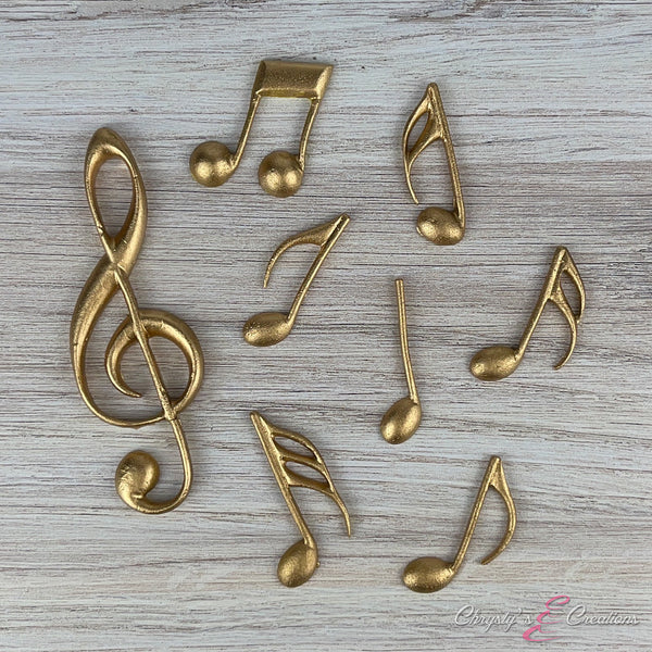 Music Notes - Gold