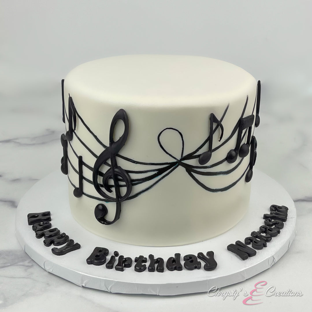Music Notes - Black