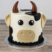 Cow Face Fondant Topper Set – Build-Your-Own Design!
