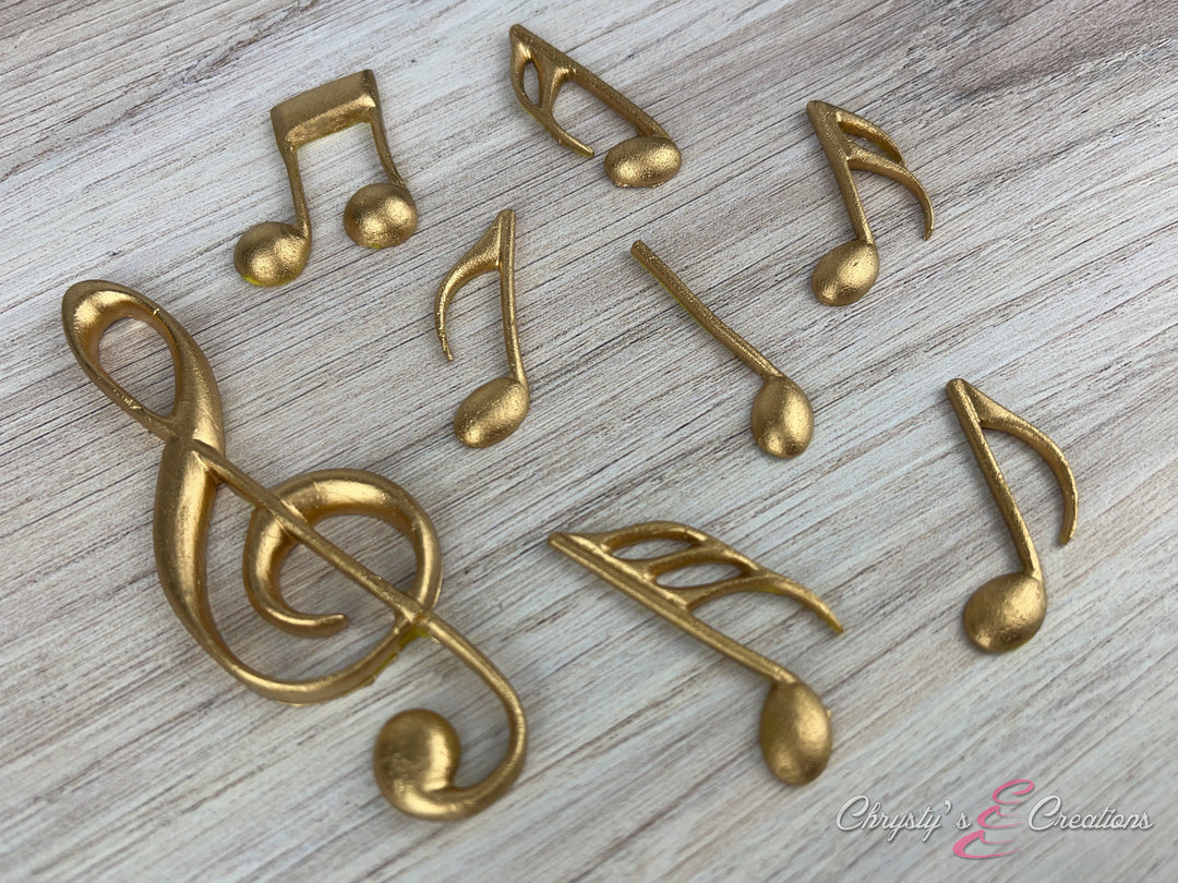 Music Notes - Gold