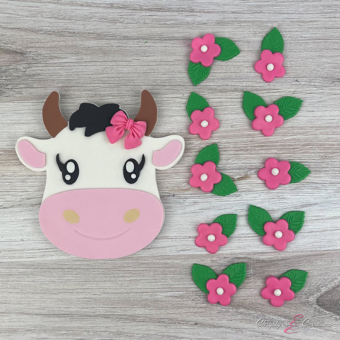 Cow Girl - Fondant Toppers