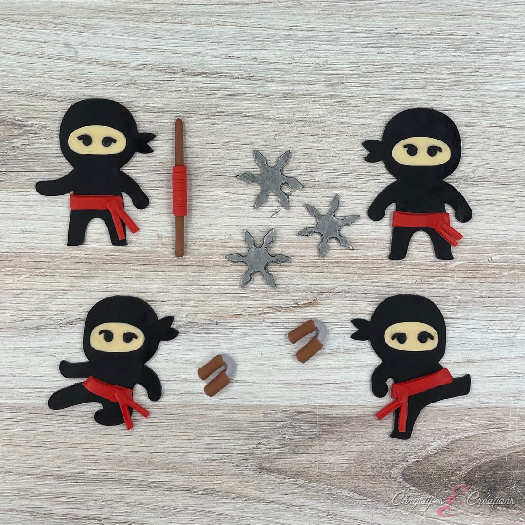Ninja Characters - Cake Toppers