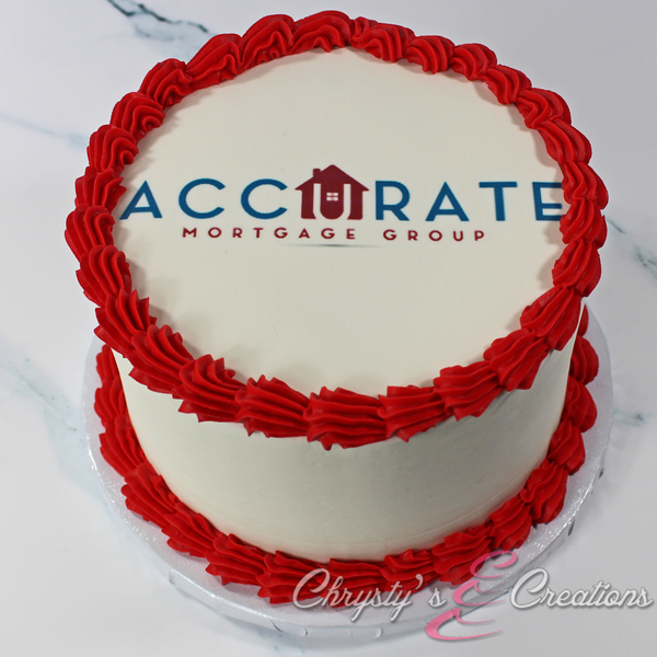 Custom Round Cake Topper
