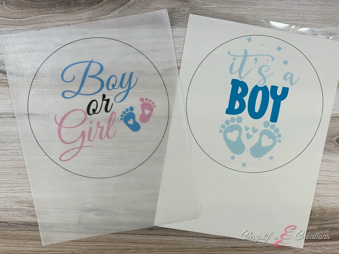 Burn-Away Cake Toppers