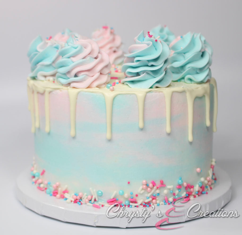 Gender Reveal Cake