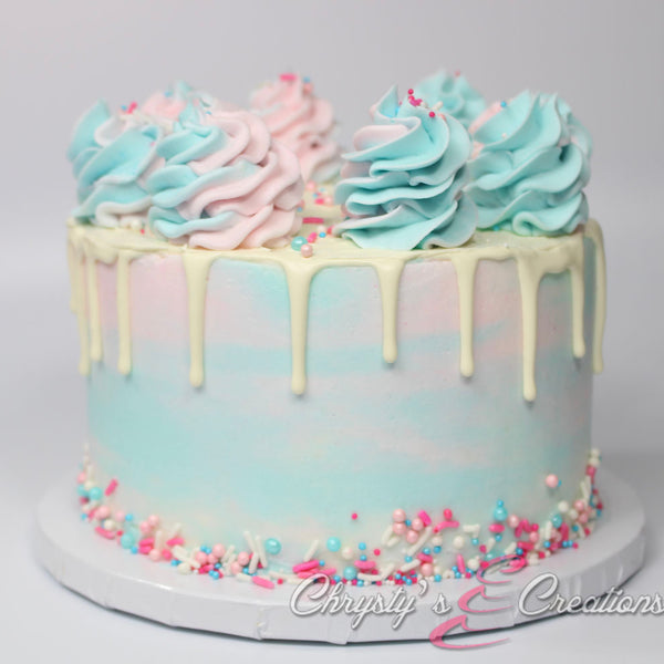 Gender Reveal Cake