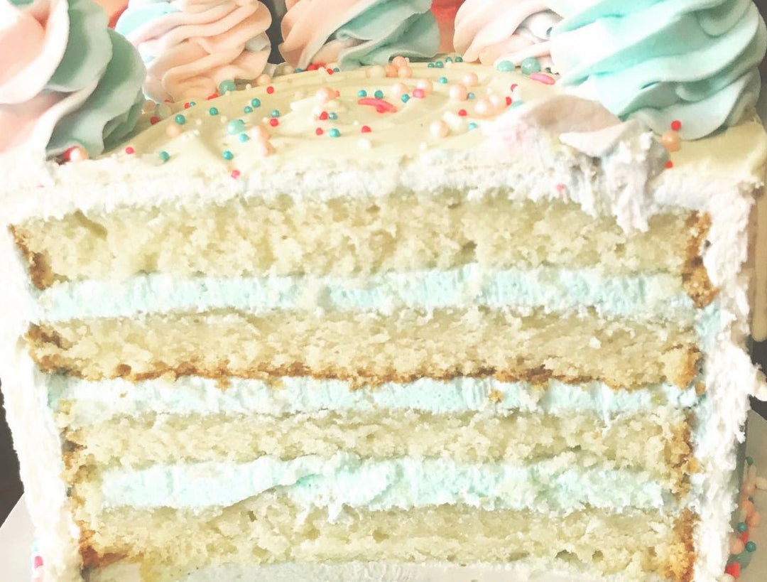 Gender Reveal Cake